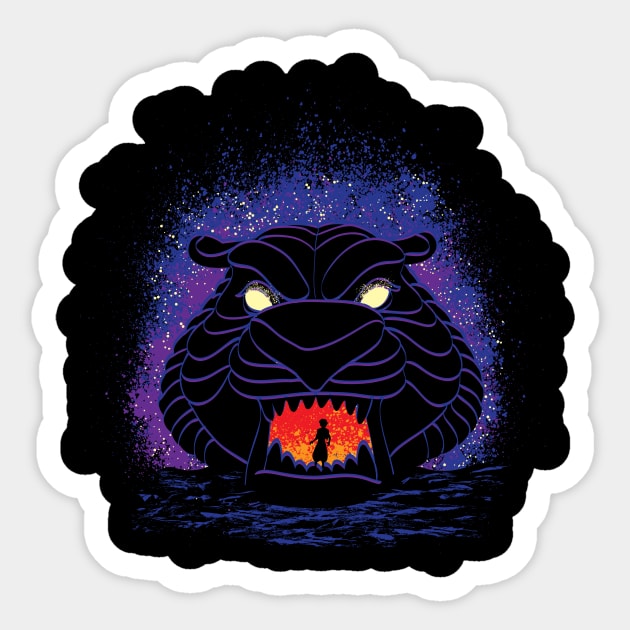 Tiger Cave Sticker by Daletheskater